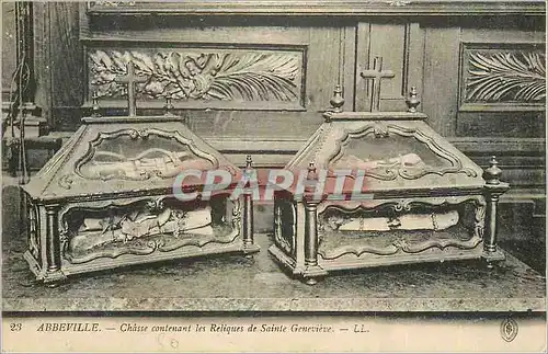 Cartes postales Abbeville Chasse Contenant les Reliques de Sainte Genevieve