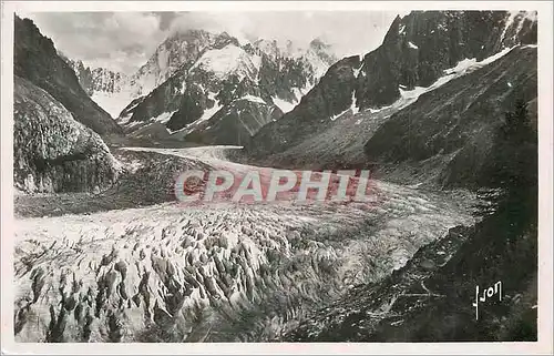 Moderne Karte Chamonix (Hte Savoie) La Mer de Glace