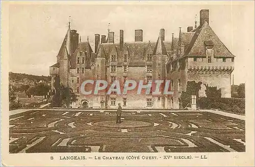 Cartes postales Langeais Le Chateau (Cote Ouest XVe Siecle)