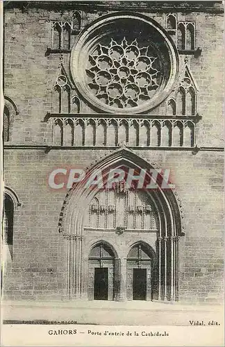 Cartes postales Gahors Porte d'Entree de la Cathedrale