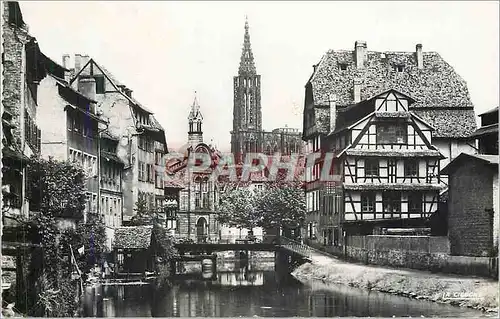 Moderne Karte Strasbourg (Bas Rhin) La Petite France