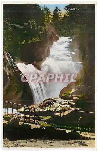 Moderne Karte Cauterets Cascade du Cerisey (alt 1200 m)