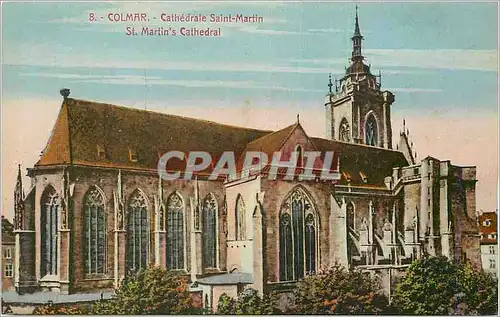 Cartes postales Colmar Cathedrale Saint Martin