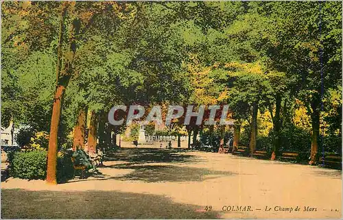 Ansichtskarte AK Colmar Le Champ de Mars