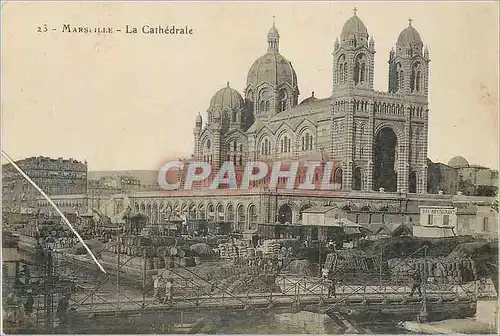 Cartes postales Marseille La Cathedrale