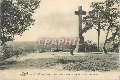 Ansichtskarte AK Foret de Fontainebleau Point de vue de la Croix du Calvaire