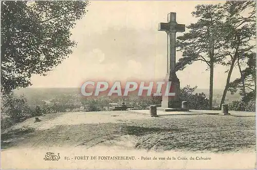 Cartes postales Foret de Fontainebleau Point de vue de la Croix du Calvaire