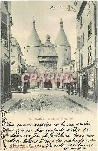 Cartes postales Nancy Porte de la Craffe (carte 1900)