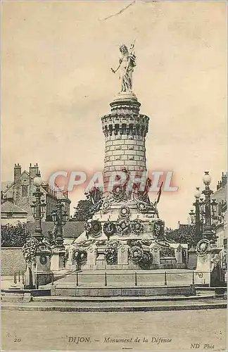 Cartes postales Dijon Monument de la Defense