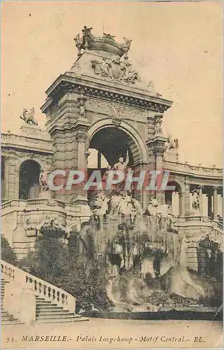 Cartes postales Marseille Palais Longchamp Motif Central