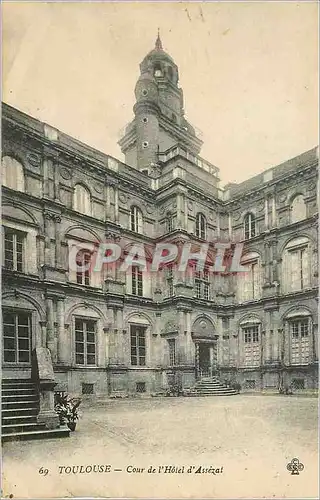 Cartes postales Toulouse Cour de l'Hotel d'Assezat