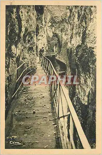 Ansichtskarte AK Les Gorges du Fier La Savoie Les Galeries en Automne