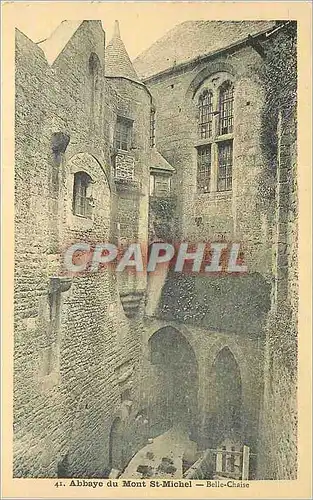 Cartes postales Abbaye de Mont Saint Michel Belle Chaise