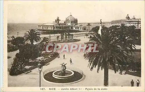 Cartes postales Nice Jardin Albert Ier Palais de la Jetee
