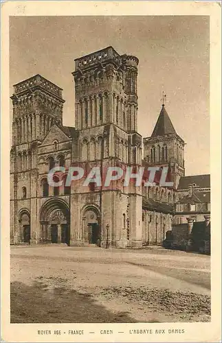 Cartes postales Caen Moyen Age France L'Abbaye aux Dames