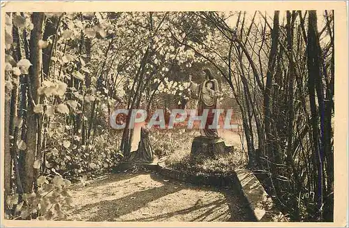 Ansichtskarte AK Paray le Monial (Saone et Loire) La Douce France Jardin du Monastere de la Visitation