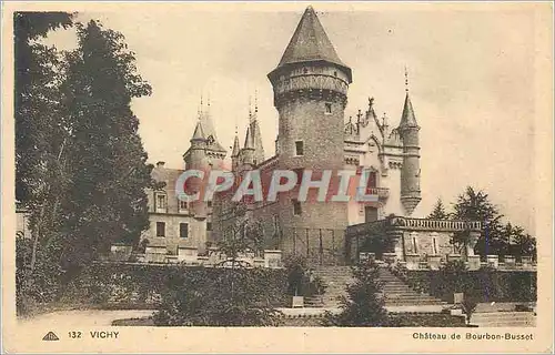 Cartes postales Vichy Chateau de Bourbon Busset