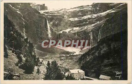 Moderne Karte Gavarnie Le Cirque et l'Hotel