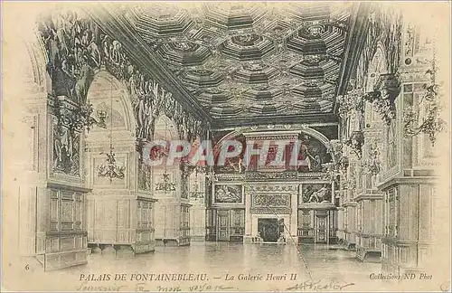 Cartes postales Palais de Fontainebleau La Galerie Henri II