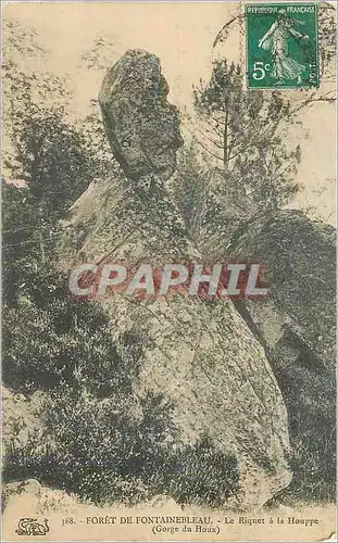 Cartes postales Foret de Fontainebleau Le Riquet a la Houppe