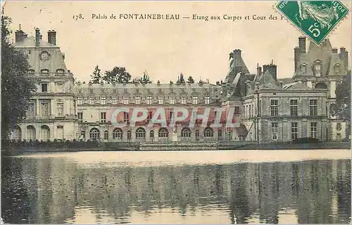 Ansichtskarte AK Palais de Fontainebleau Etang aux Carpes