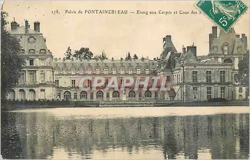 Cartes postales Palais de Fontainebleau Etang aux Carpes