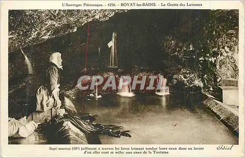 Cartes postales Royat les Bains L'Auvergne Pittoresque La Grotte des Laveuses
