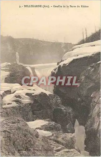 Cartes postales Bellegarde (Ain) Gouffre de la Perte du Rhone