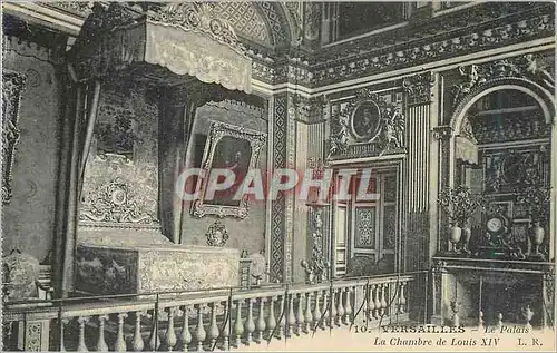 Cartes postales Versailles Le Palais La Chambre de Louis XIV