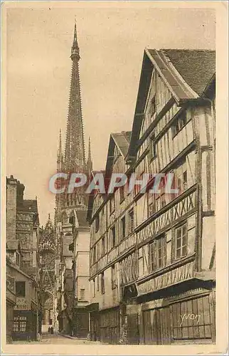 Ansichtskarte AK Rouen Vieille Rue La Douce France