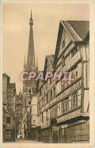 Cartes postales Rouen Vieille Rue La Douce France