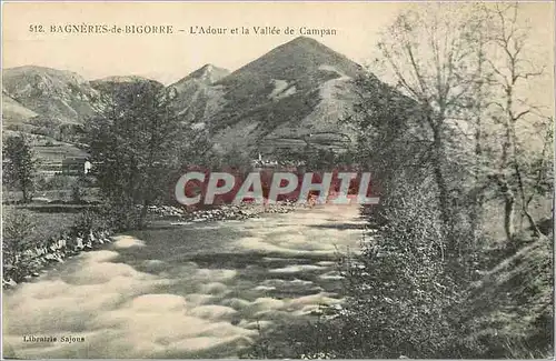 Ansichtskarte AK Bagneres de Bigorre L'Adour et la Vallee de Campan