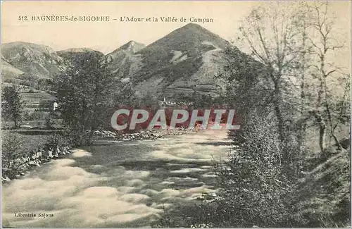 Cartes postales Bagneres de Bigorre L'Adour et la Vallee de Campan