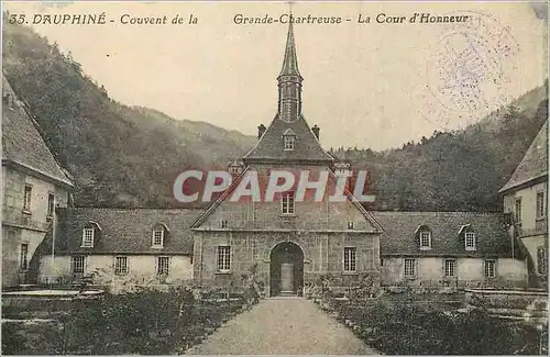 Cartes postales Dauphine Couvent de la Grande Chartreuse La Cour d'Honneur