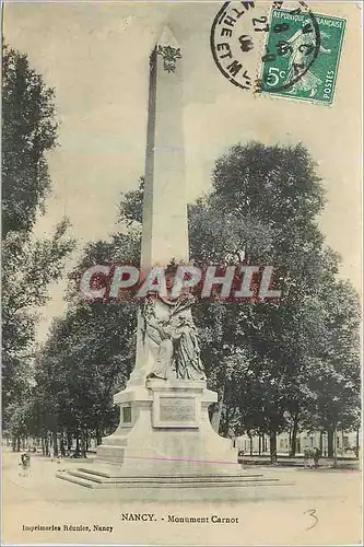 Cartes postales Nancy Monument Carnot