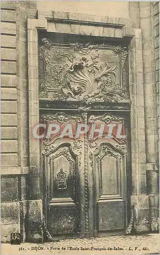 Cartes postales Dijon Porte de l'Ecole Saint Francois de Sales