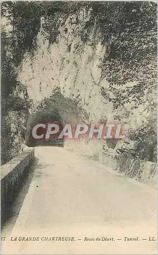 Cartes postales La Grande Chartreuse Route du Desert Tunnel