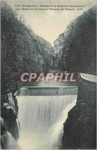 Cartes postales Dauphine Route de la Grande Chartreuse La Chute du Guiers et l'Entree du Desert