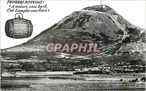 Cartes postales moderne L'Escalade a Pic du Puy de Dome (alt 1465 m)