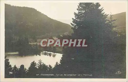 Moderne Karte Gerardmer Le Lac de Longemer vers Honrupt