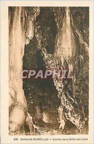 Ansichtskarte AK Grotte de Dargilan Entree de la Salle des Lacs
