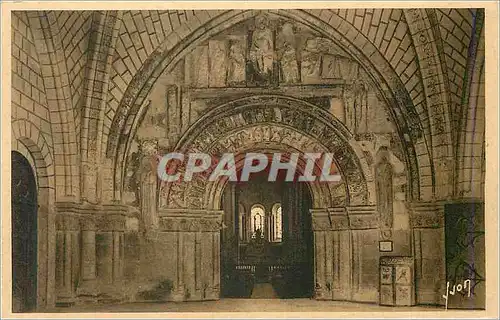 Cartes postales Chateau de Loches (Indre et Loire) Porte de la Collegiale Saint Ours (XIIe S)