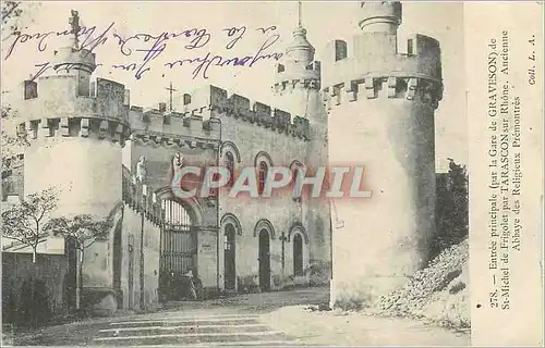 Cartes postales Tarascon sur Rhone Entree principale (par la Gare de Graveson) de St Michel de Frigolet
