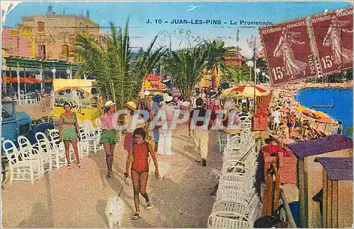 Cartes postales Juan les Pins La Promenade