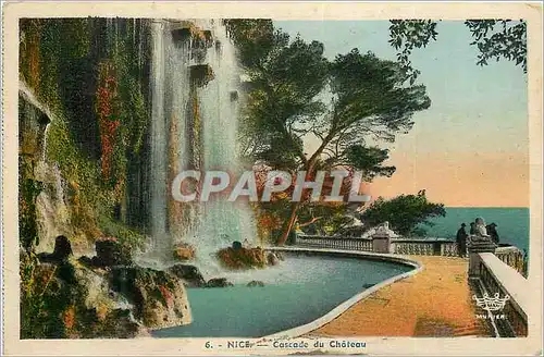 Cartes postales Nice Cascade du Chateau