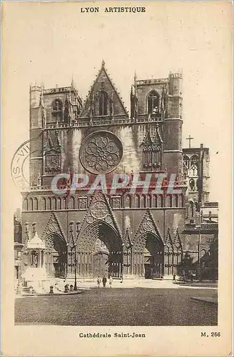 Ansichtskarte AK Lyon Artistique Cathedrale Saint Jean