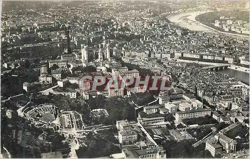 Cartes postales moderne Lyon Vue aerienne