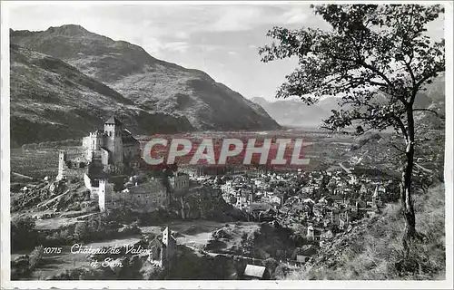 Cartes postales moderne Chateau de Valene et Sion