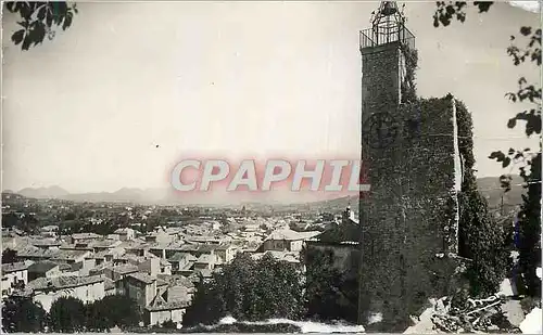 Moderne Karte Vaison la Romaine Le Beffroi et la Ville