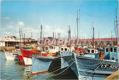 Moderne Karte Croix de vie (Vendee) Le Port Bateaux de peche